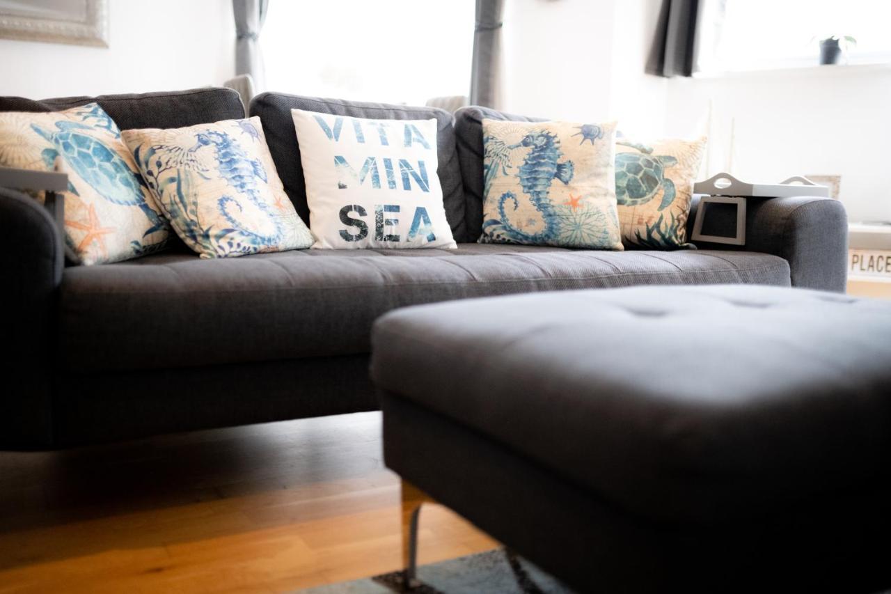 Seaview, Luxury Apartment, 2 Min Walk To Porth Beach New Quay Dış mekan fotoğraf